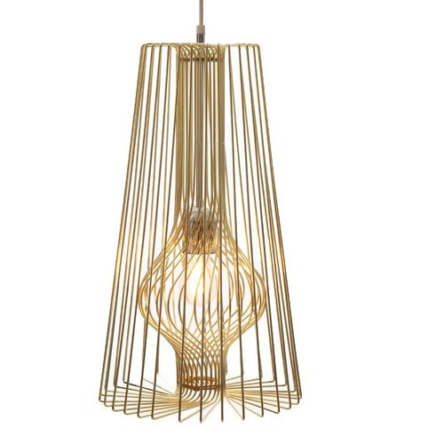 Brass Wire Pendant Light