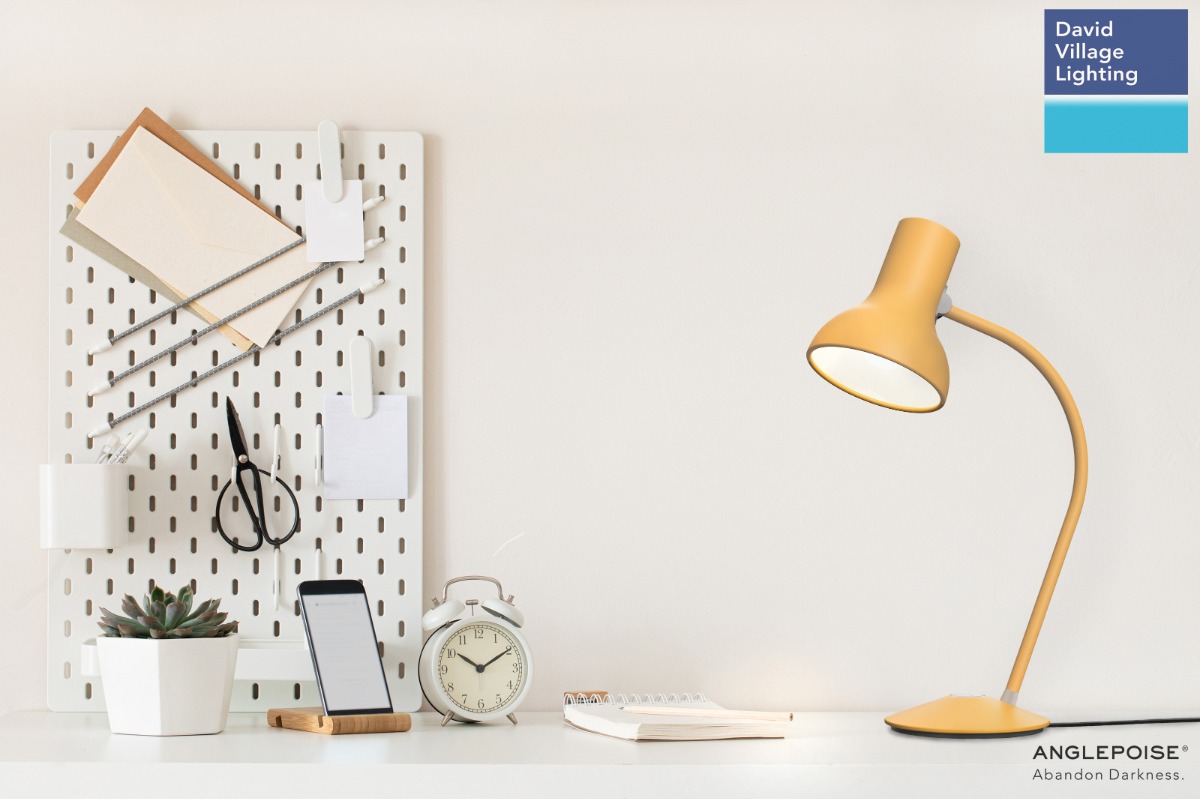 Anglepoise Type 75 Mini Table Lamp in Turmeric Gold