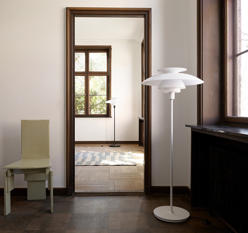 Louis Poulsen PH 80 Floor Lamp White Louis Poulsen PH 80 Floor Lamp White