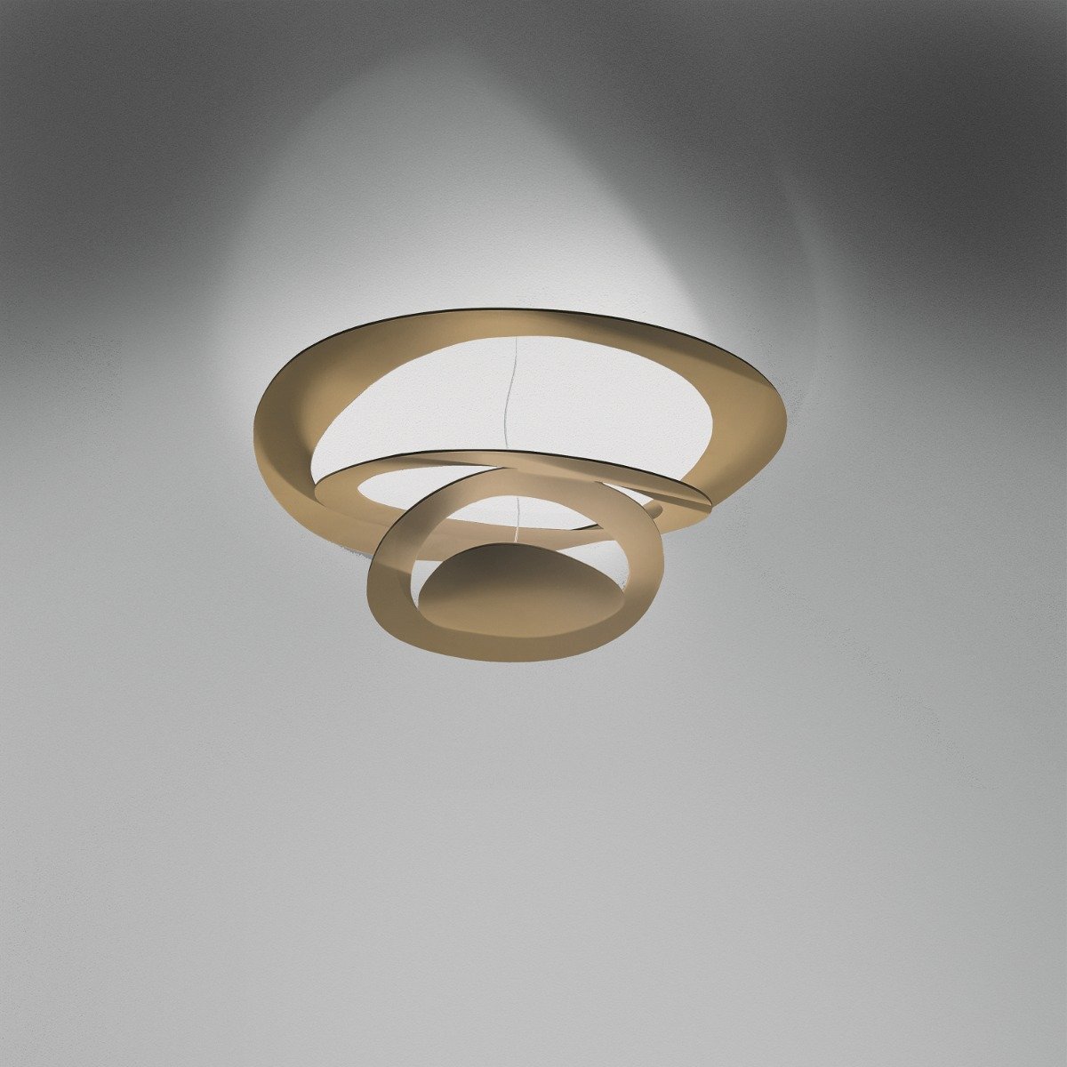 Artemide Pirce Mini LED Ceiling Light Gold