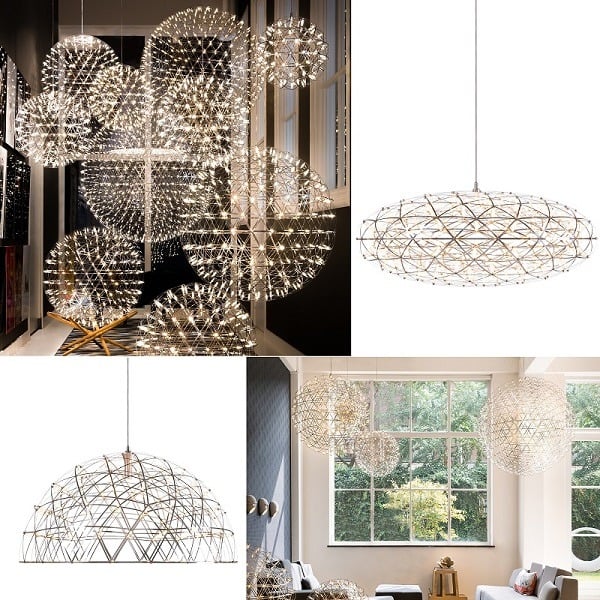 Moooi Raimond II Pendant, Zafu and Dome Lights