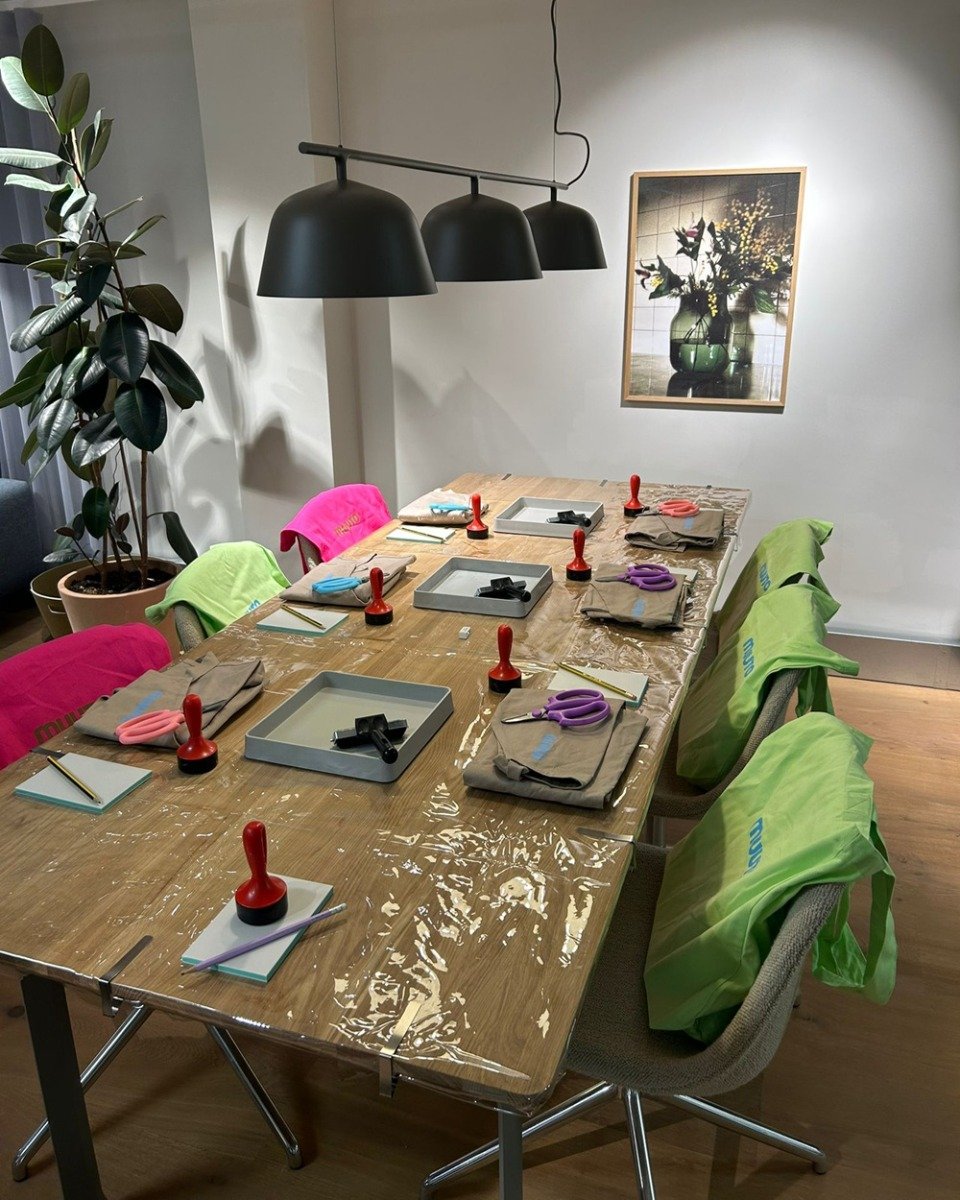 Lino Printing at Muuto Lino Printing at Muuto