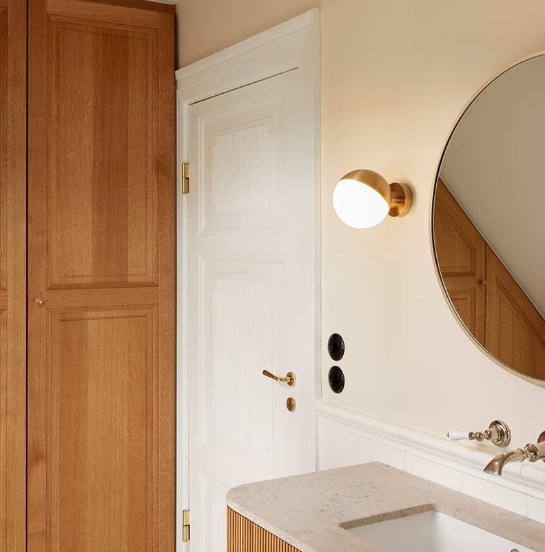 Louis Poulsen VL Studio Wall Light Polished Brass Louis Poulsen VL Studio Wall Light Polished Brass