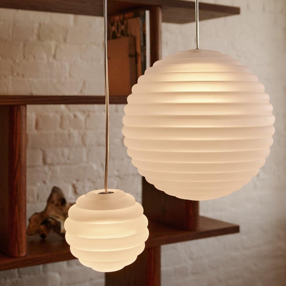 Tom Dixon Press Frosted Sphere Pendants Tom Dixon Press Frosted Sphere Pendants