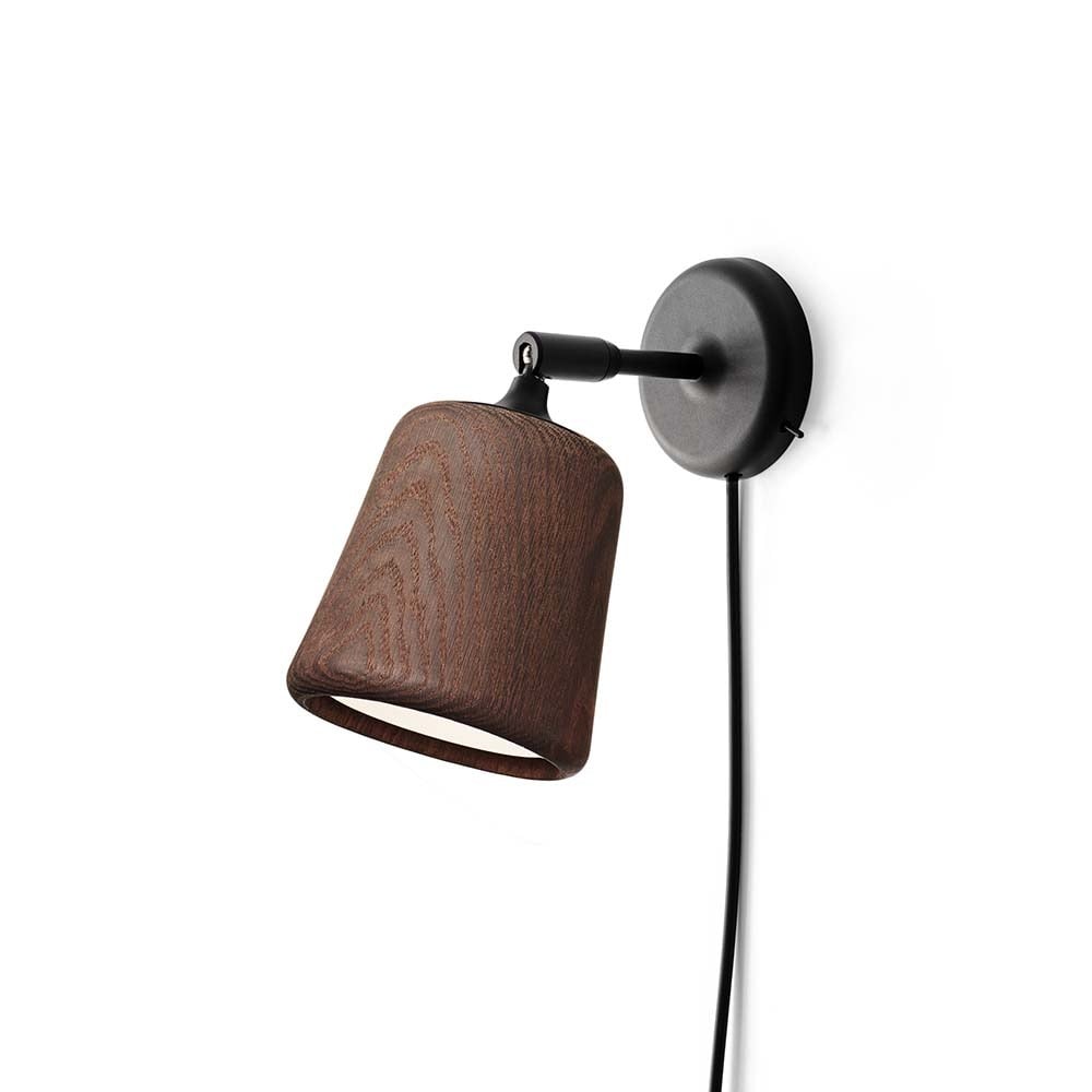 New Works Material Wall Lamp in Smoked Oak New Works Material Wall Lamp in Smoked Oak