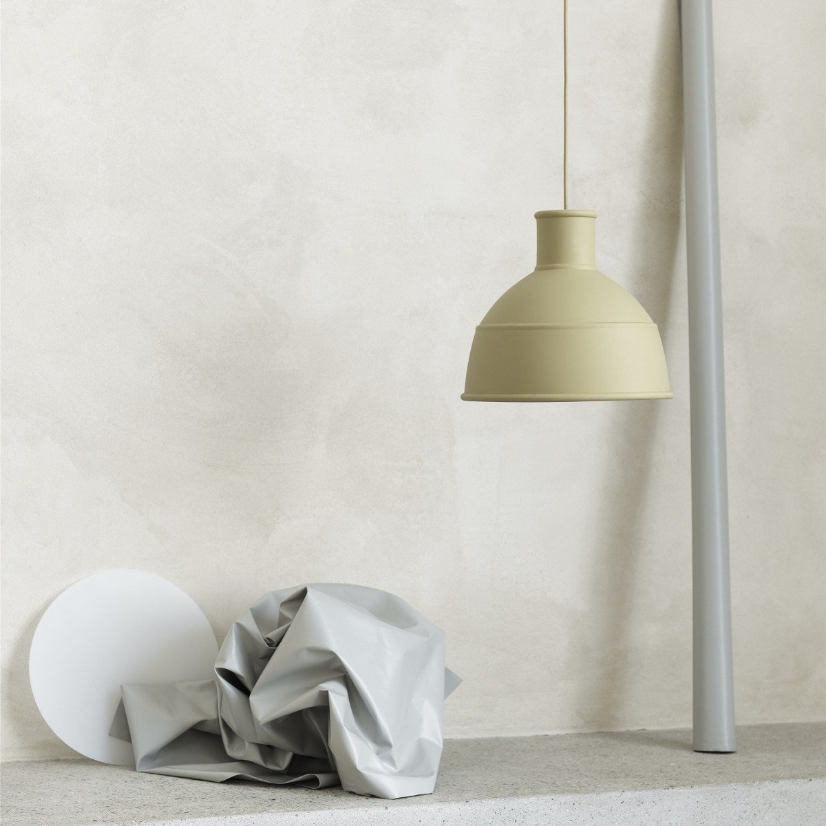 Beige Green Muuto Unfold Pendant Beige Green Muuto Unfold Pendant