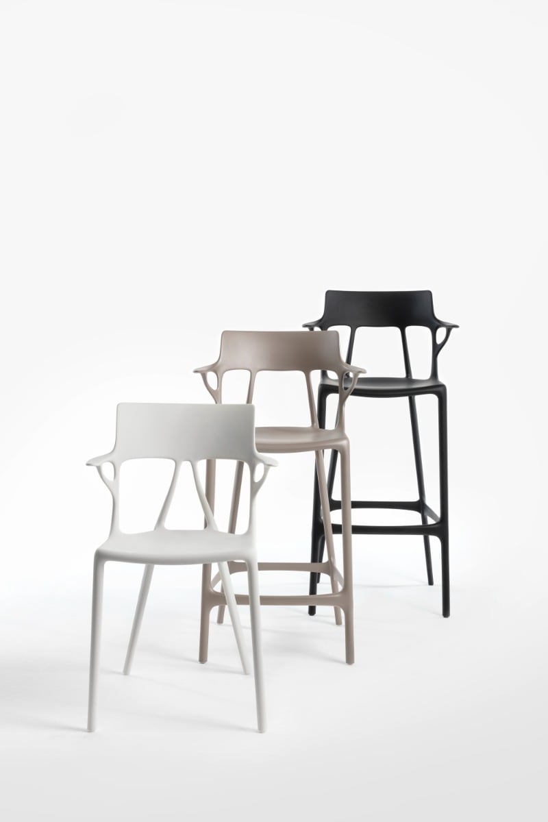 Kartell A.I Stool by Philippe Starck