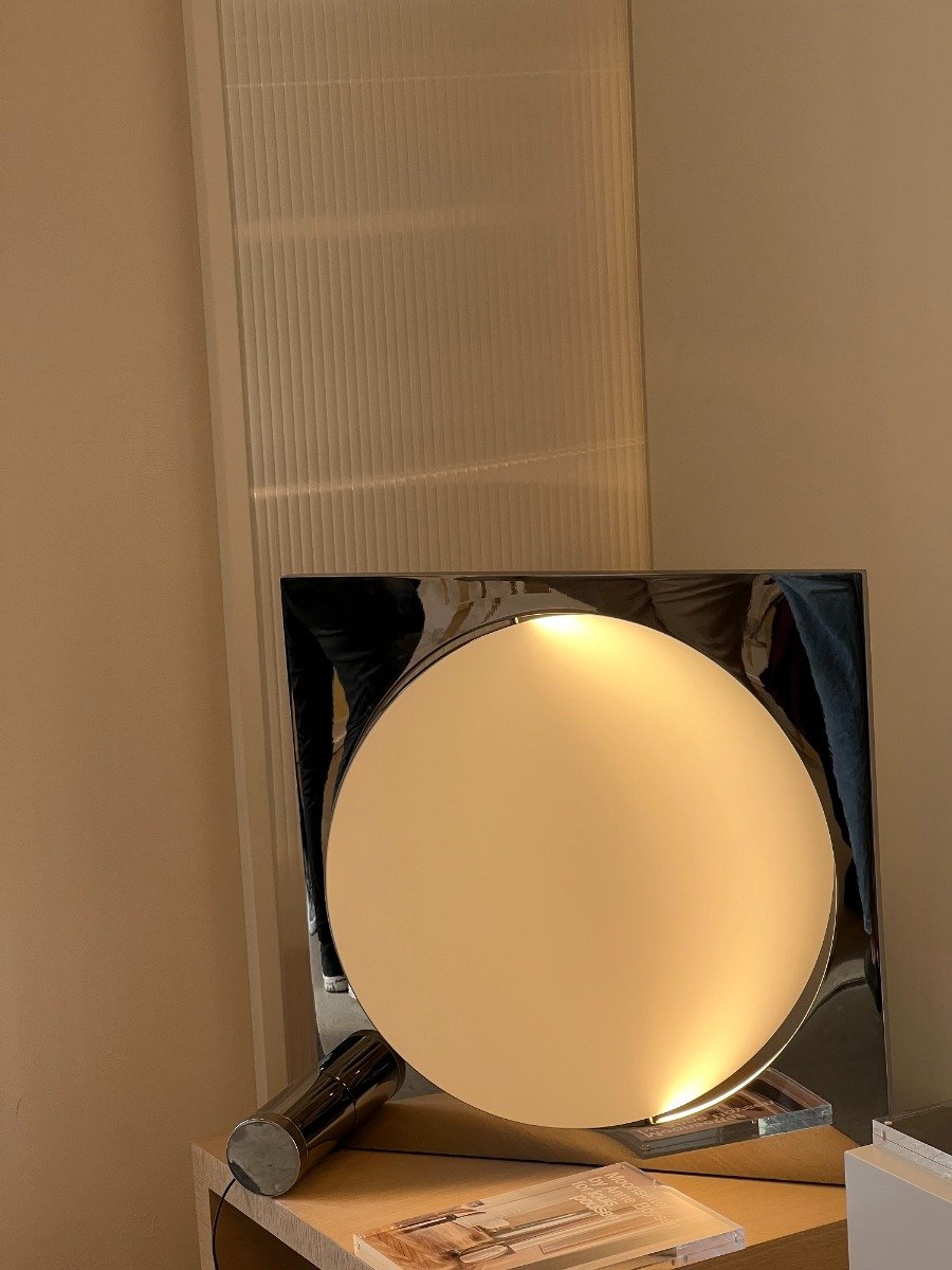 Louis Poulsen new Moonsetter floor lamp in chrome