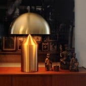 Oluce Atollo 233 Gold Table Lamp