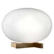Oluce Alba Table Lamp - Opal