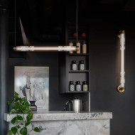 Lee Broom Crystal Tube LED Pendant