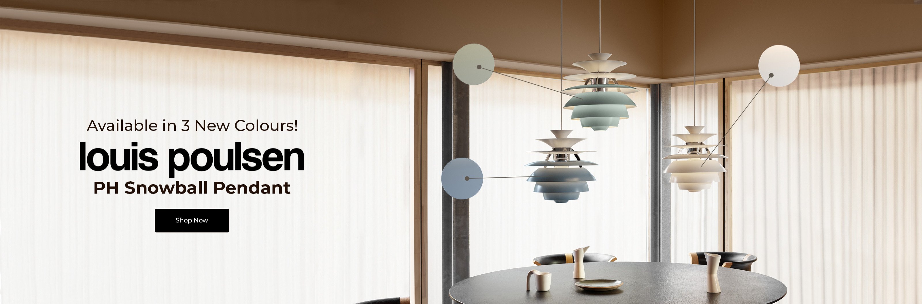 Louis Poulsen Snowball - New Colours!