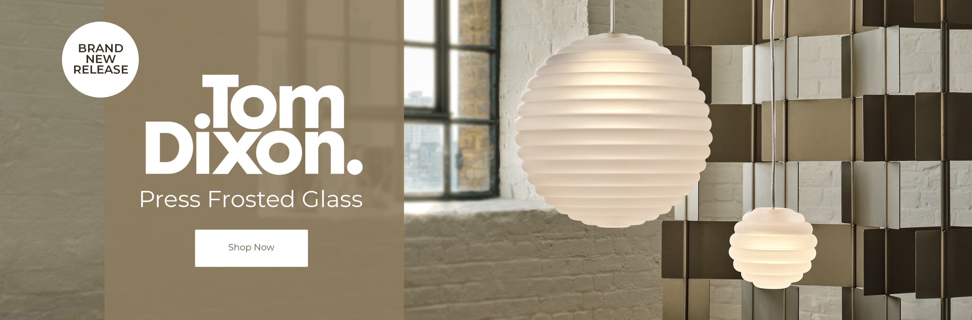 Tom Dixon Press in Frosted Glass