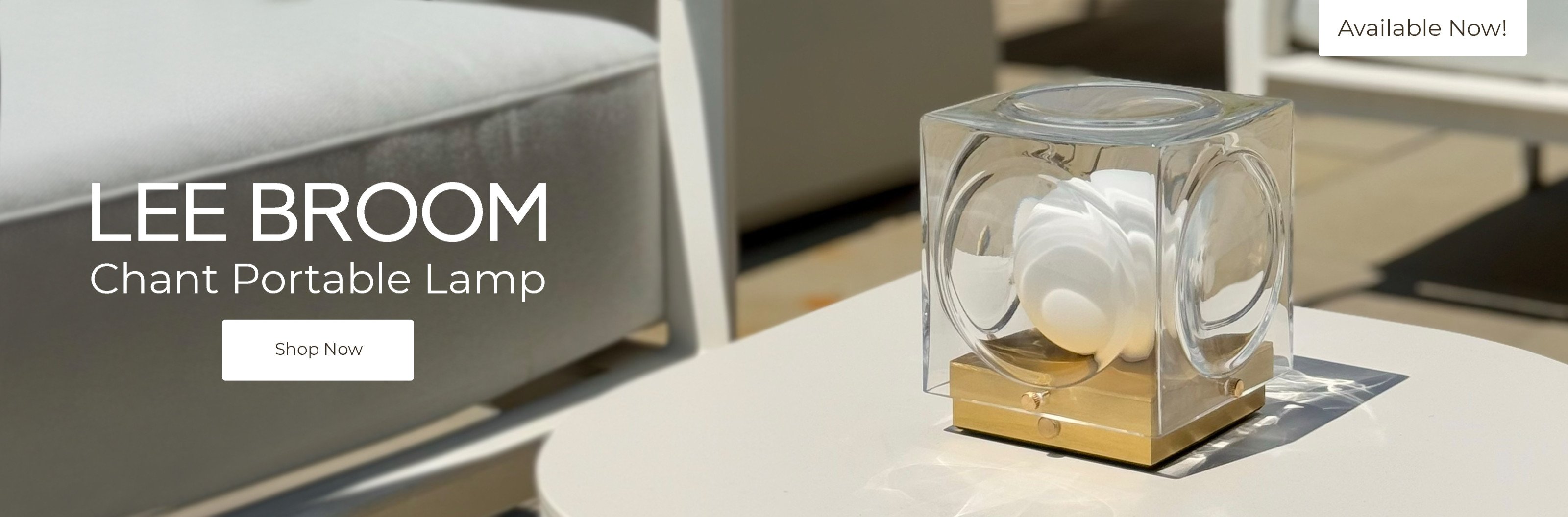 Lee Broom Chant Portable - Now Available!