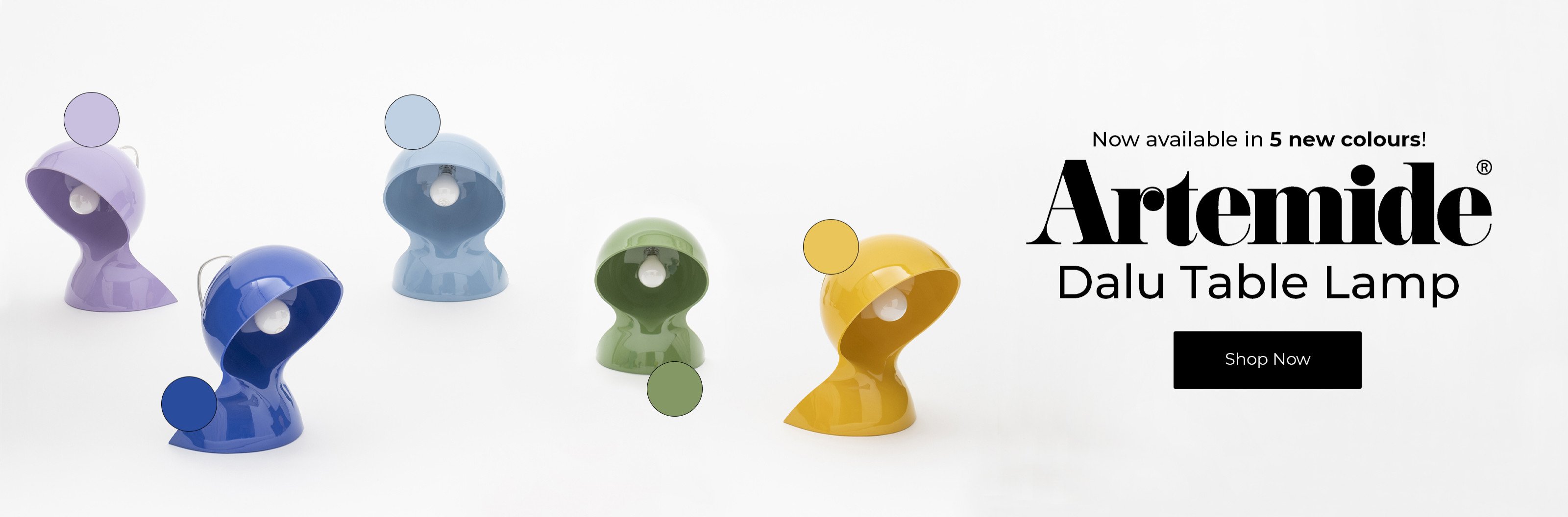 Artemide Dalu: 5 New Finishes!
