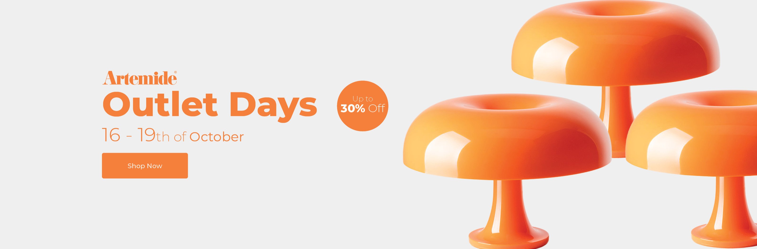 Artemide Outlet Days Sale