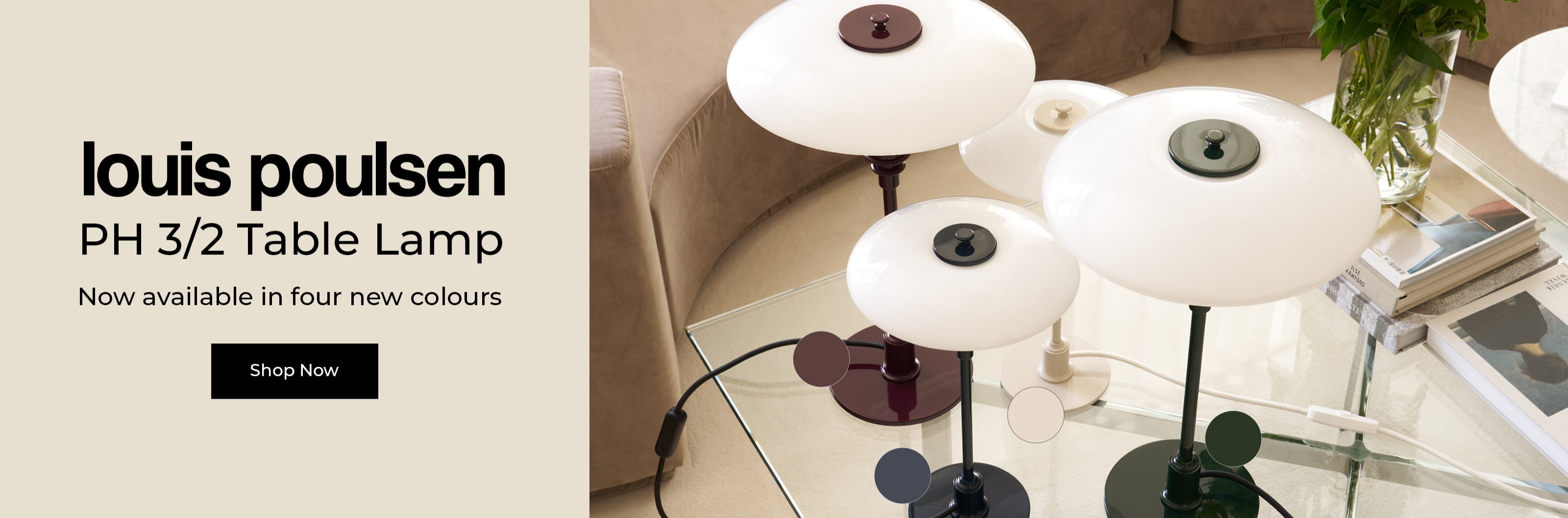 Louis Poulsen PH Table Lamps: in 4 new colours!