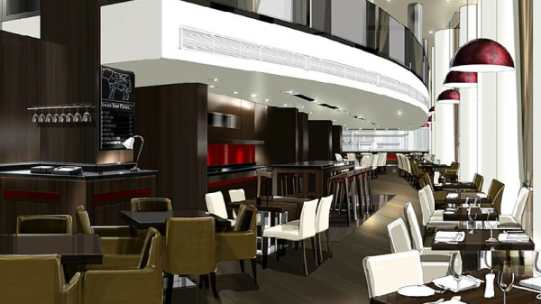 Mariott Hotel project using Centrelight Skaleo lights