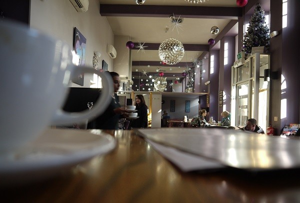 Table view of ceiling installation