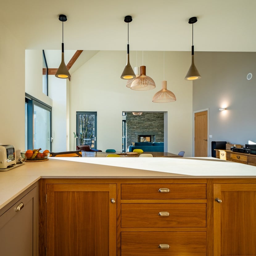 Open plan kitchen