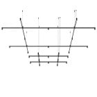 Vibia Nexum Square 2-Tier LED Pendant / Ceiling Light