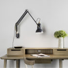 Anglepoise Original 1227 Brass Lamp with Wall Bracket