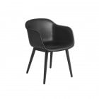 Muuto Fiber Armchair - Leather Shell