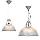 Original BTC Prismatic Phane Pendant Light 