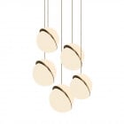 Lee Broom Mini Crescent 5 Piece Chandelier