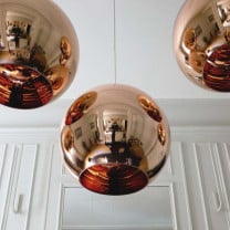 Tom Dixon Copper Round LED Pendant