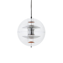 Verpan VP Globe Brushed Aluminium Pendant