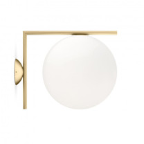 Flos IC Outdoor CW/ 2 Brass Wall and Ceiling Light CLEARANCE
