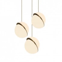 Lee Broom Mini Crescent 3 Piece Chandelier