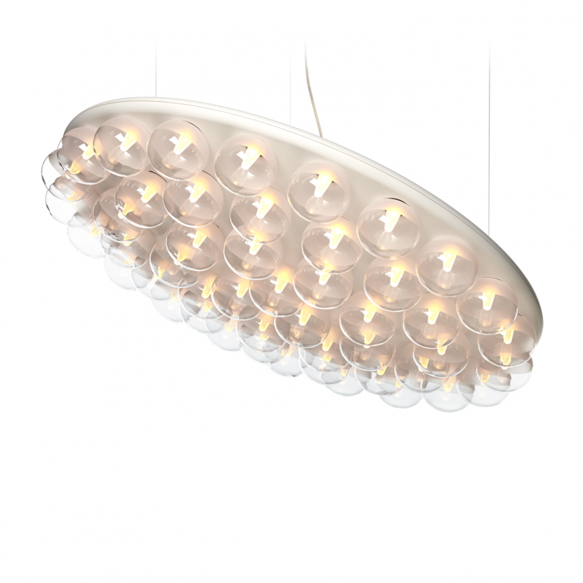 Moooi Prop Light Round Single Vertical LED Suspension