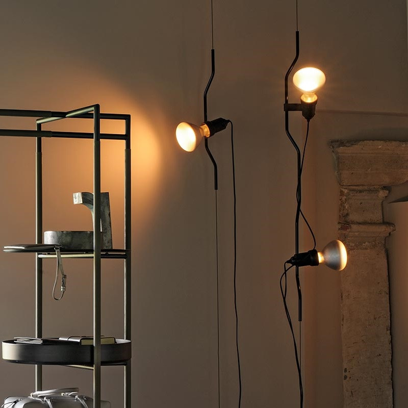 Flos Parentesi Suspension and Floor Lamp