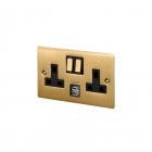 Buster and Punch 2G USB Socket Brass