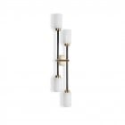 Bert Frank Farol Double Wall Light Opal Glass Left-Hand