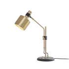 Bert Frank Riddle Single Table Lamp Brushed Brass