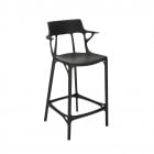 Kartell A.I. Stool Black 99cm