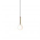 Nuura Miira 1 Pendant Brass/Opal White