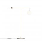 Luceplan Malamata Floor Lamp Brushed Brass