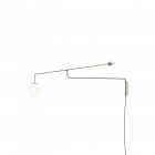 Luceplan Malamata Wall Light Brushed Brass