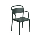 Muuto Linear Steel Armchair Dark Green