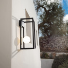 Karman Abachina LED Wall Light Black