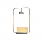 Estiluz Cupolina LED Wall Light White