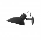 Astep VV Cinquanta Wall Light Black with Switch