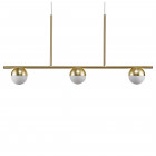 Nordlux Contina 3-Spot Pendant Light Brass