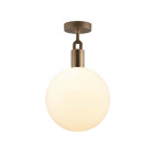 Buster + Punch Forked Globe Ceiling Light (Brass Opal - Large)