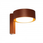 Marset Plaff-On! LED Outdoor Wall Light - Rust Brown