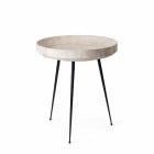 Mater Bowl Table - Wood Waste Grey
